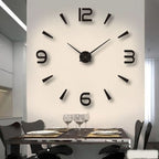 DEPTHAURA – Orologio da Parete Silenzioso 3D in Acrilico per Interni Moderni
