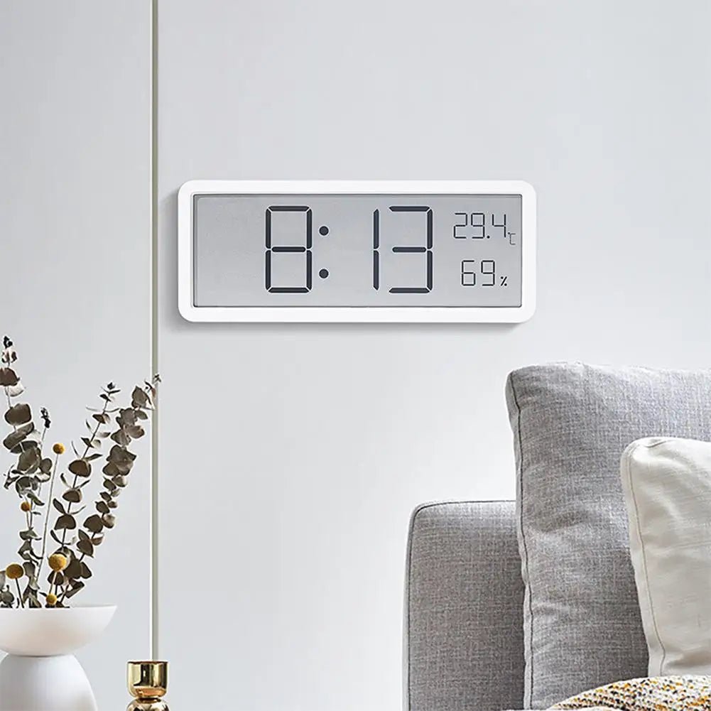 TIMESENSE – Grande Orologio da Parete Digitale con Display LED e Sensore Climatico