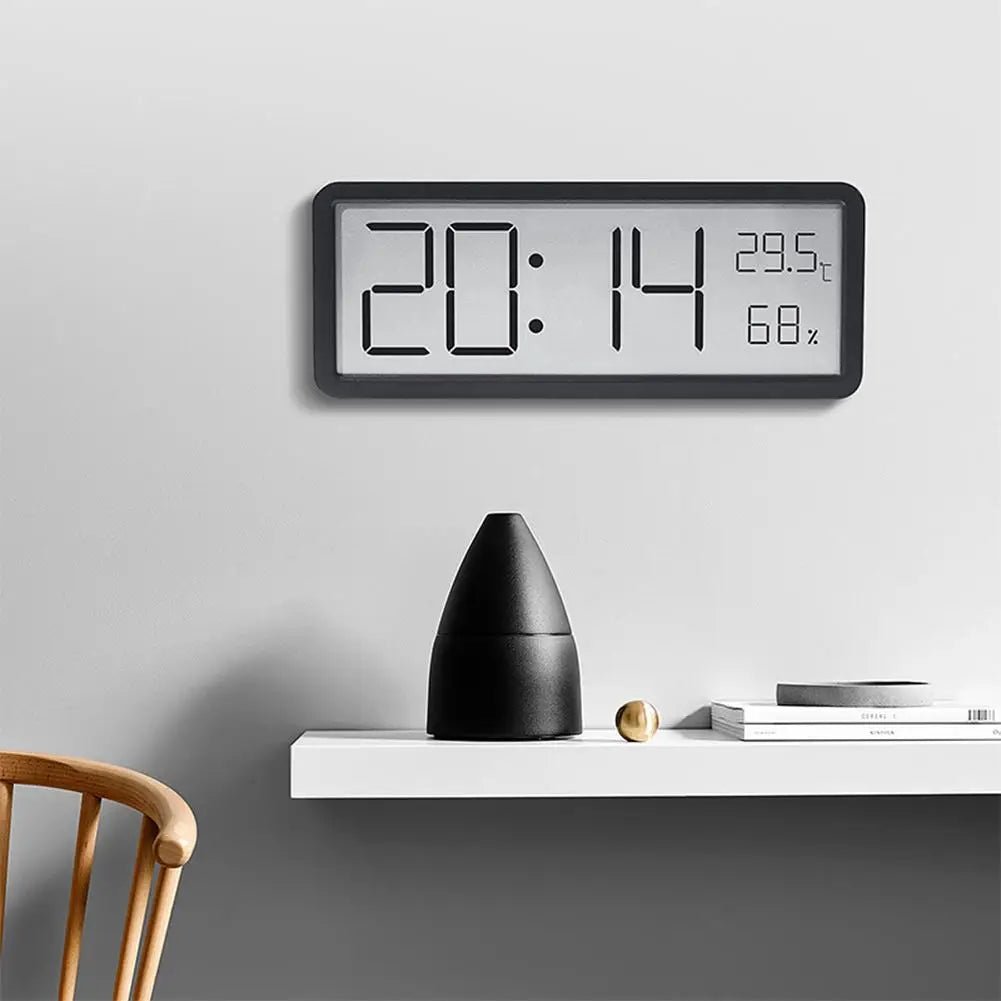 TIMESENSE – Grande Orologio da Parete Digitale con Display LED e Sensore Climatico