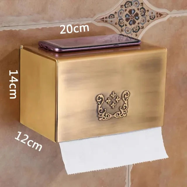 Porta fazzoletti da parete per dispenser di carta igienica