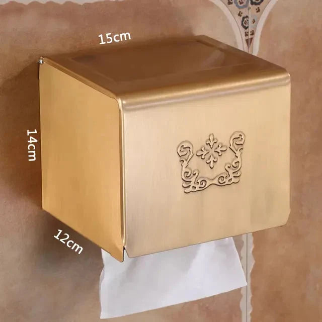Porta fazzoletti da parete per dispenser di carta igienica