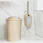 Porta Carta Igienica Spazzola per Toilette Cestino per Rifiuti Organizzatore per Bagno