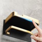 Portarotolo con Supporto per Telefono Porta Asciugamani Supporto per Rotolo di Carta
