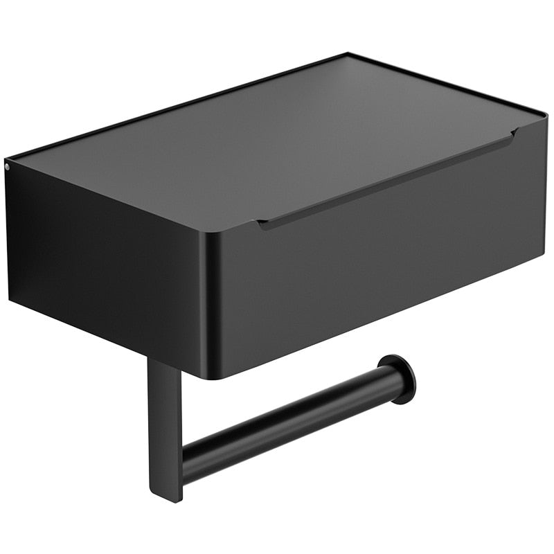 Portarotolo con Dispenser per Salviette - Scaffale Multi-funzione