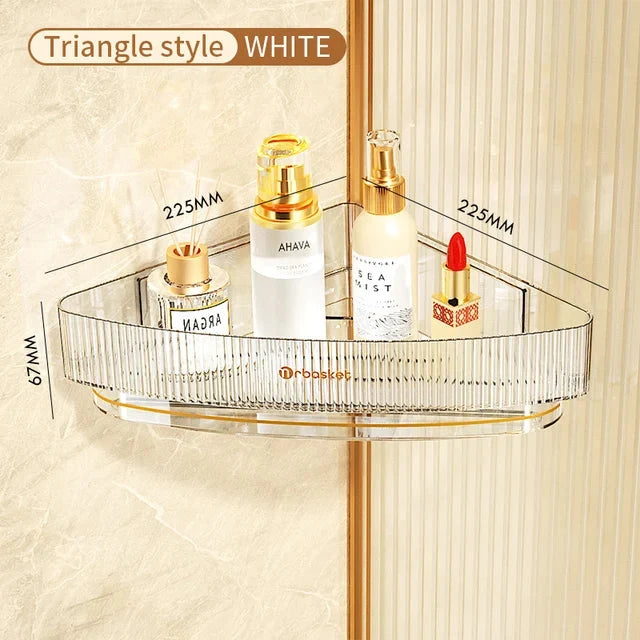 Scaffale Angolare Triangolare per Toilette - Mensole per la Doccia
