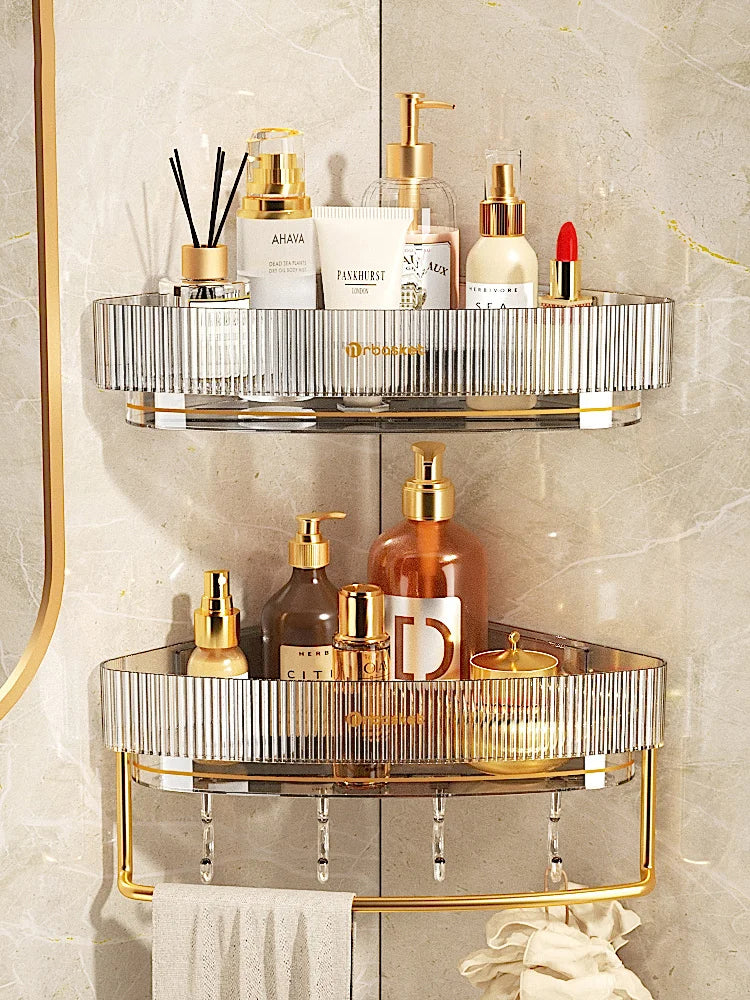 Scaffale Angolare Triangolare per Toilette - Mensole per la Doccia