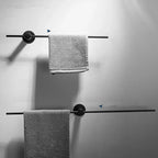 Porta Asciugamani in Acciaio Inox Appendino per Asciugamani da Bagno Barra Asciugamani Impermeabile