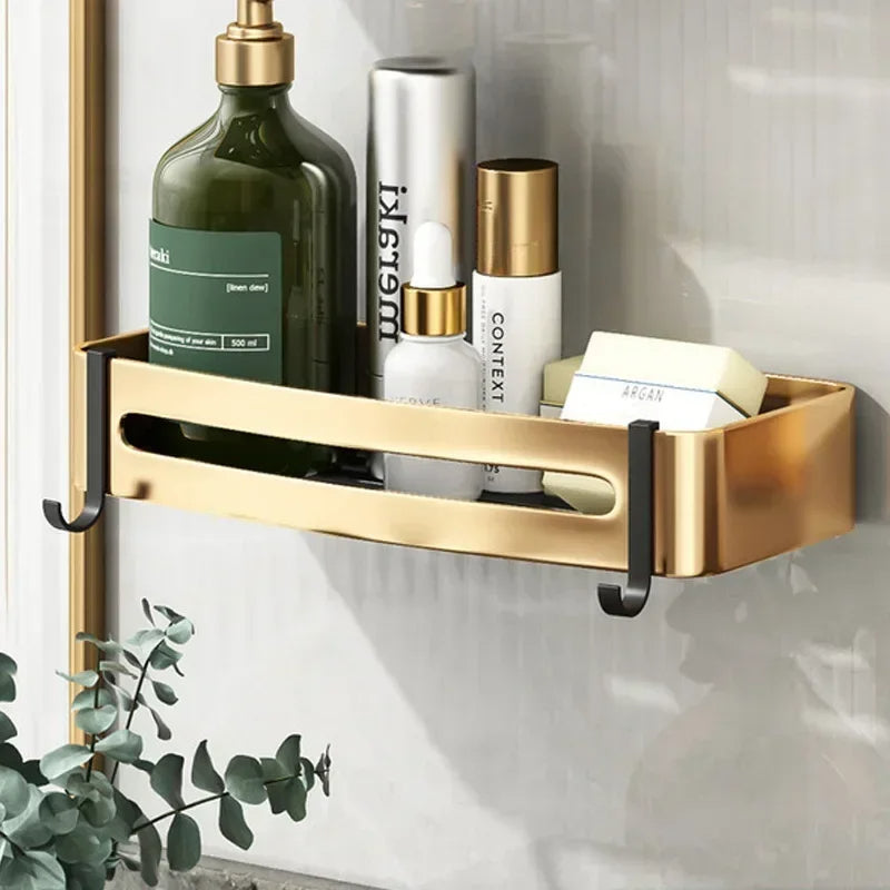 Portasciugamani in Alluminio Spaziale da Muro Accessorio da Bagno