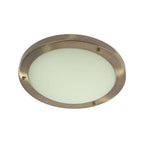 Rondo Ottone Antico Grande Lampada da Soffitto per Bagno