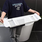 TRAYNEX – Supporto per Vassoio da Vasca Espandibile per l'Organizzazione Quotidiana del Bagno