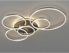 Lampada da soffitto moderna nera