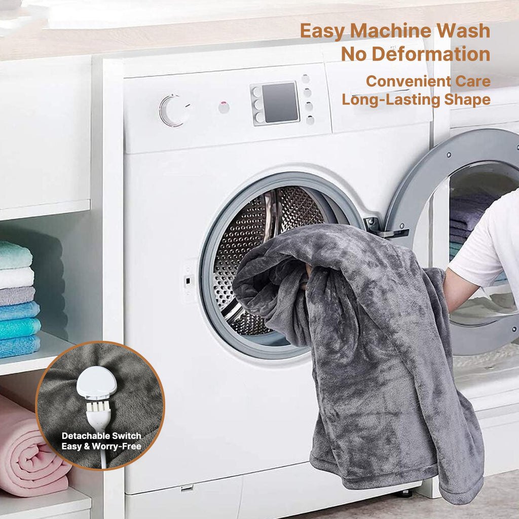 Coperte Elettriche – Morbida e Portatile Coperta Riscaldata per Viaggi