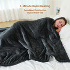 Coperte Elettriche – Morbida e Portatile Coperta Riscaldata per Viaggi
