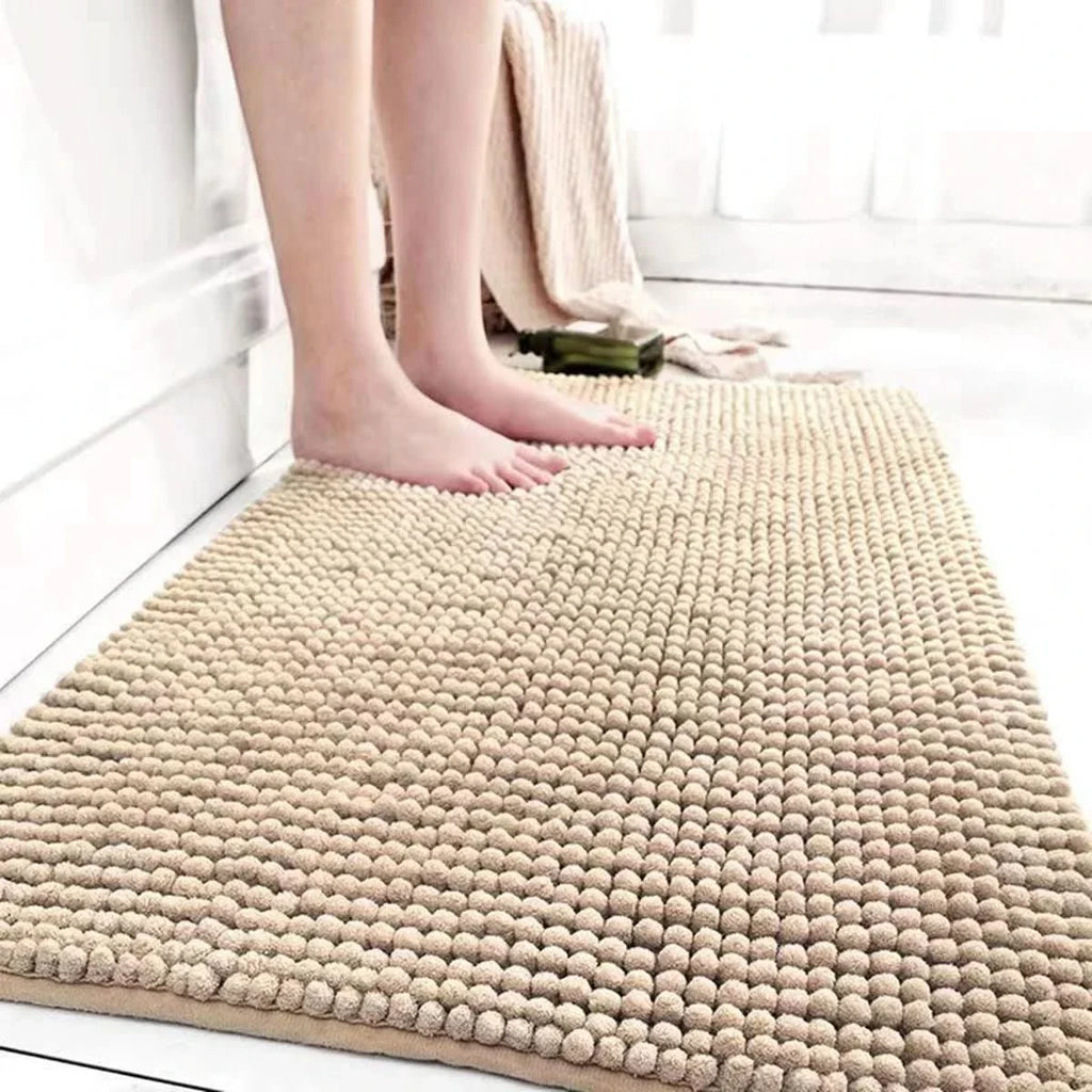 TAPPETINO DA BAGNO ULTRAMORBIDO – Tappetino da bagno in microfibra morbida con design antiscivolo