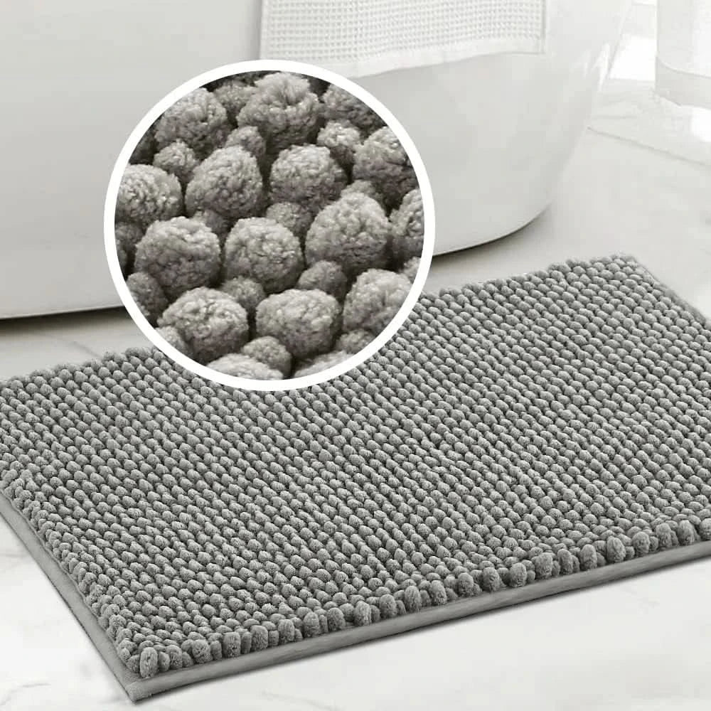 TAPPETINO DA BAGNO ULTRAMORBIDO – Tappetino da bagno in microfibra morbida con design antiscivolo