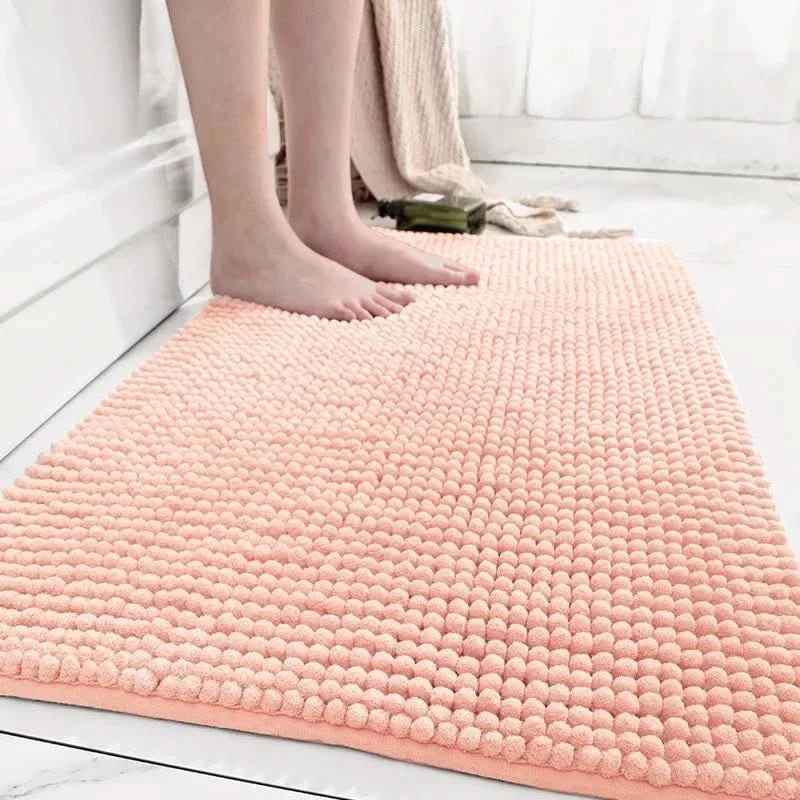 TAPPETINO DA BAGNO ULTRAMORBIDO – Tappetino da bagno in microfibra morbida con design antiscivolo