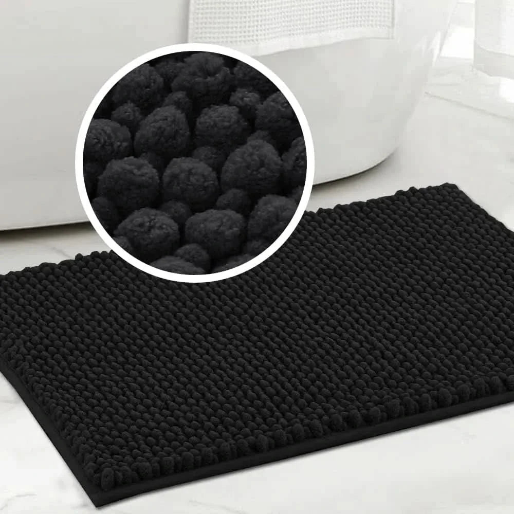 TAPPETINO DA BAGNO ULTRAMORBIDO – Tappetino da bagno in microfibra morbida con design antiscivolo