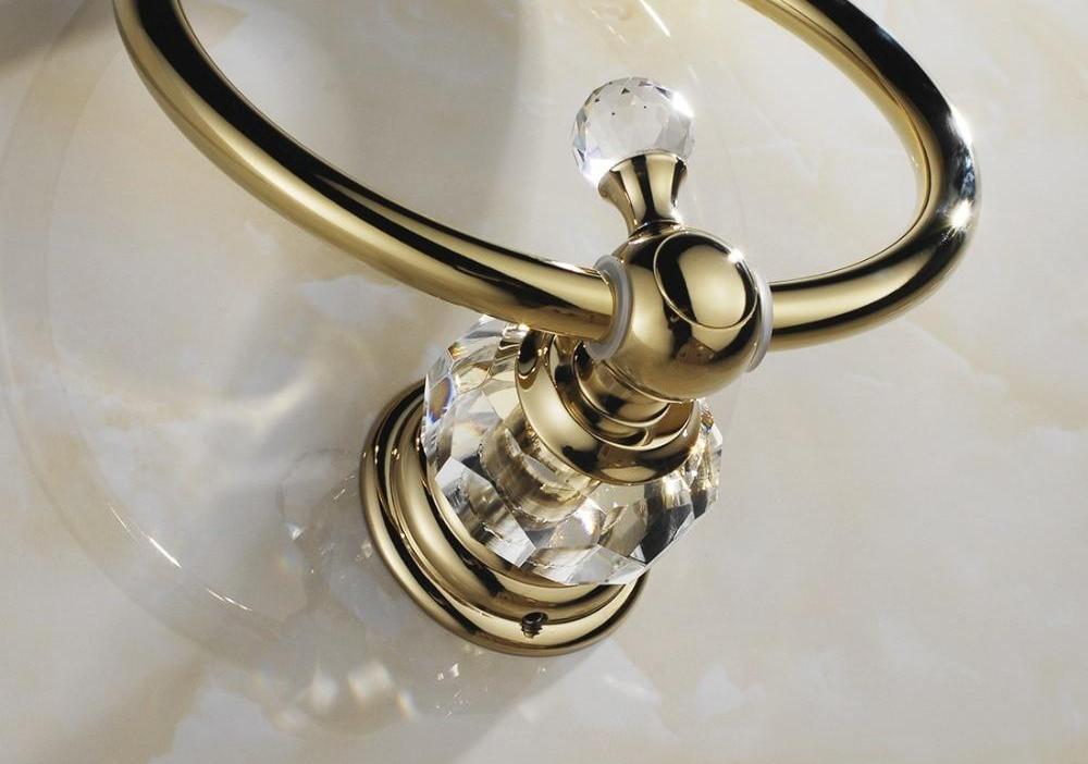 Anello per Asciugamani con Design Unico in Cristallo
