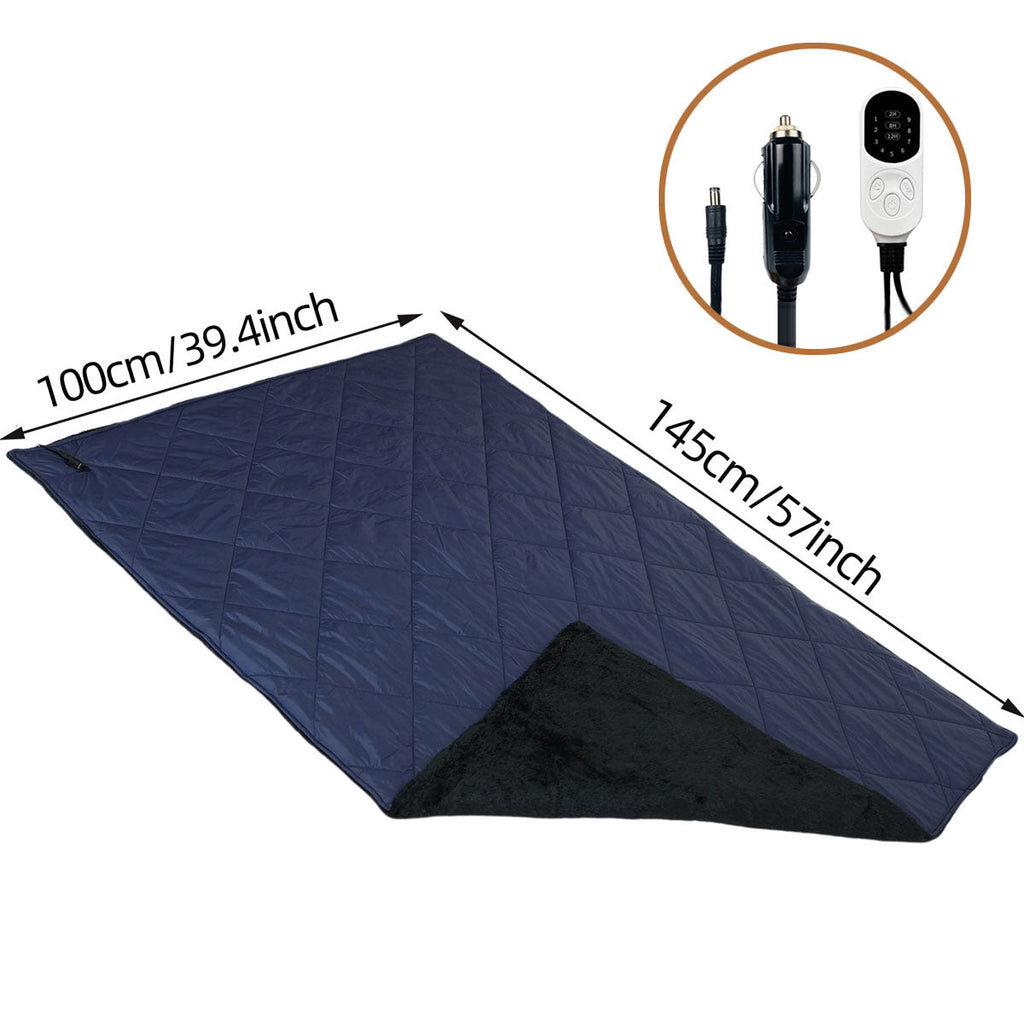 Coperta Riscaldata Portatile 12V per Viaggi in Auto con Collegamento USB
