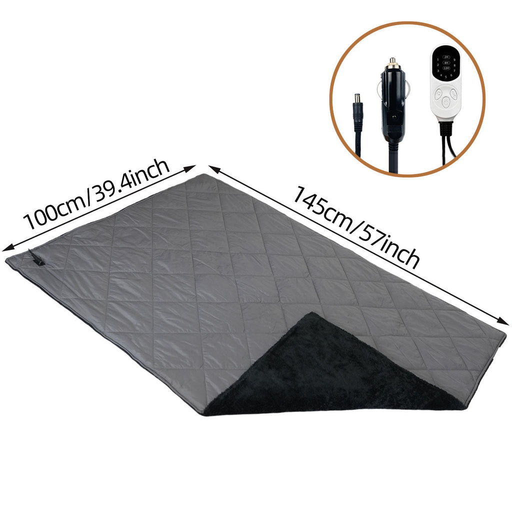 Coperta Riscaldata Portatile 12V per Viaggi in Auto con Collegamento USB