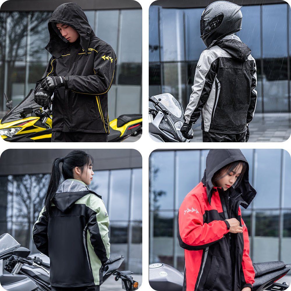 Completo Impermeabile Unisex – Abbigliamento da Pioggia Leggero e Confortevole per Attività all'Aperto