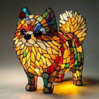 Lunaro - Lampada Notturna Artistica a LED con Razze di Cani per Decorazione d'Interni