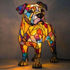Lunaro - Lampada Notturna Artistica a LED con Razze di Cani per Decorazione d'Interni