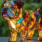 Lunaro - Lampada Notturna Artistica a LED con Razze di Cani per Decorazione d'Interni