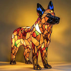 Lunaro - Lampada Notturna Artistica a LED con Razze di Cani per Decorazione d'Interni