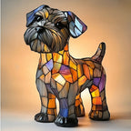 Lunaro - Lampada Notturna Artistica a LED con Razze di Cani per Decorazione d'Interni