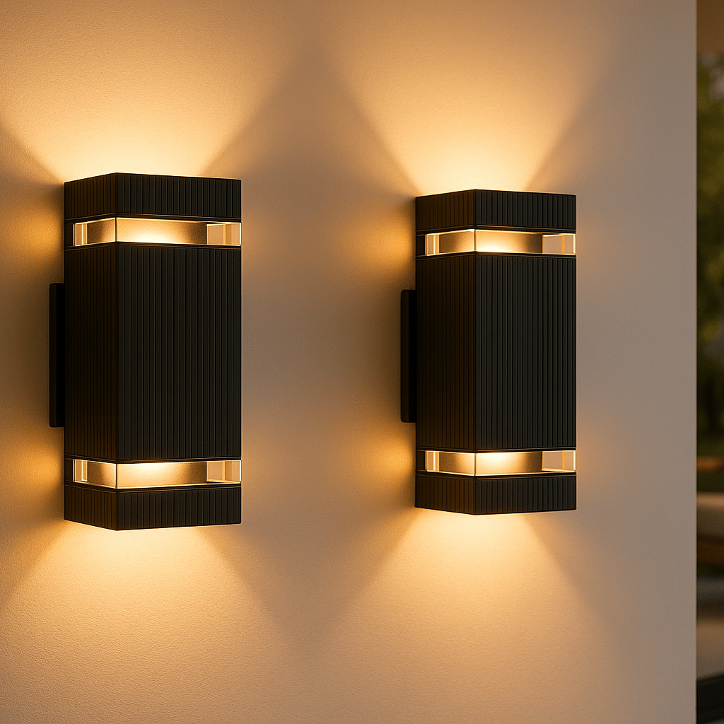 UPRAY – Lampade da Giardino Moderne Up & Down, Lampade da Esterno Impermeabili IP65