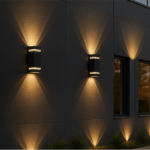 UPRAY – Lampade da Giardino Moderne Up & Down, Lampade da Esterno Impermeabili IP65