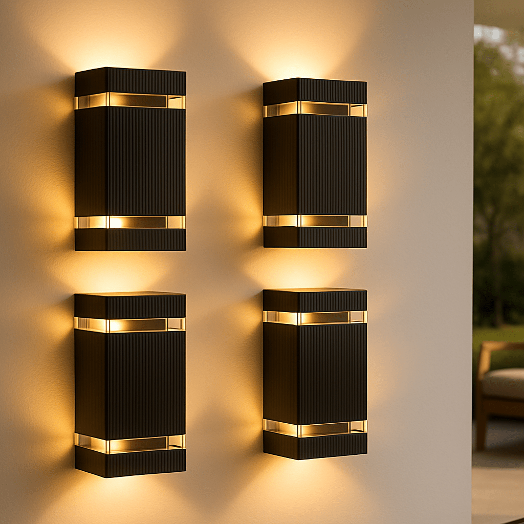 UPRAY – Lampade da Giardino Moderne Up & Down, Lampade da Esterno Impermeabili IP65