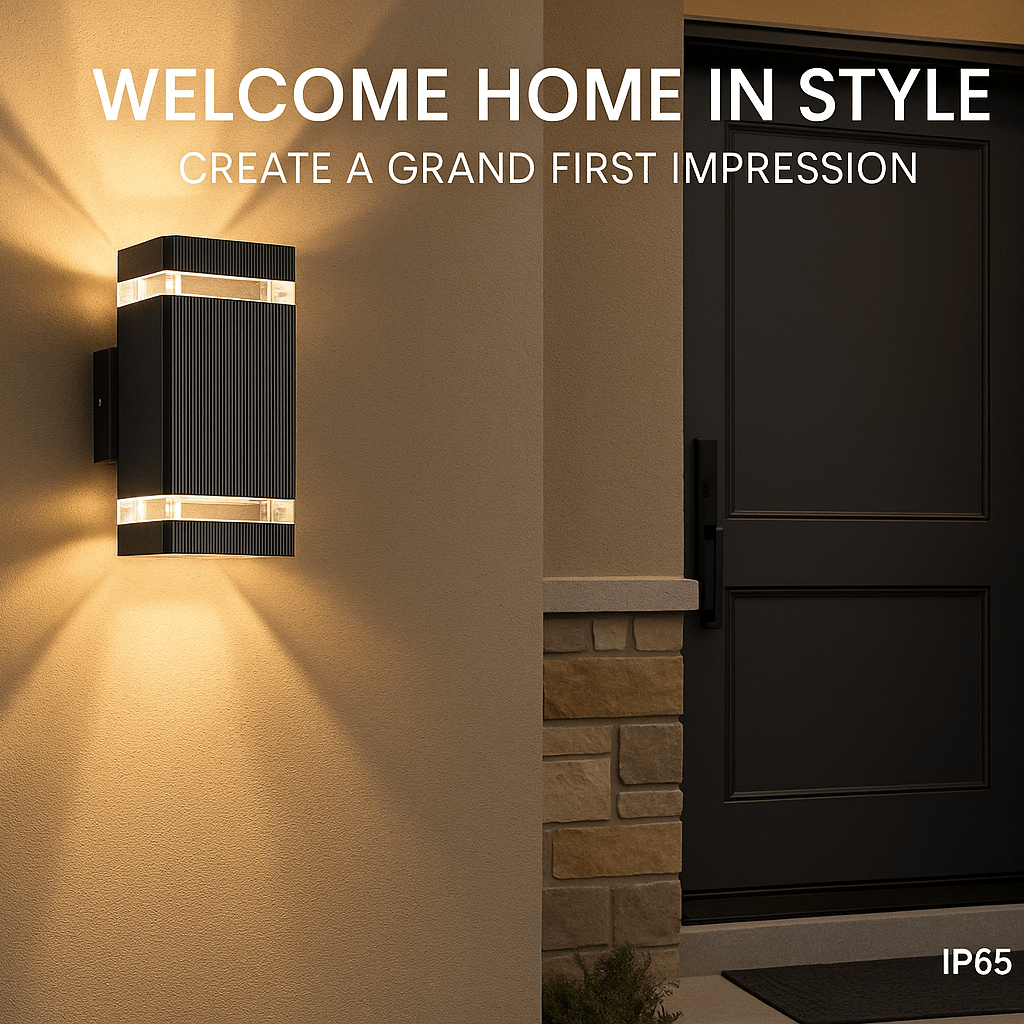 UPRAY – Lampade da Giardino Moderne Up & Down, Lampade da Esterno Impermeabili IP65