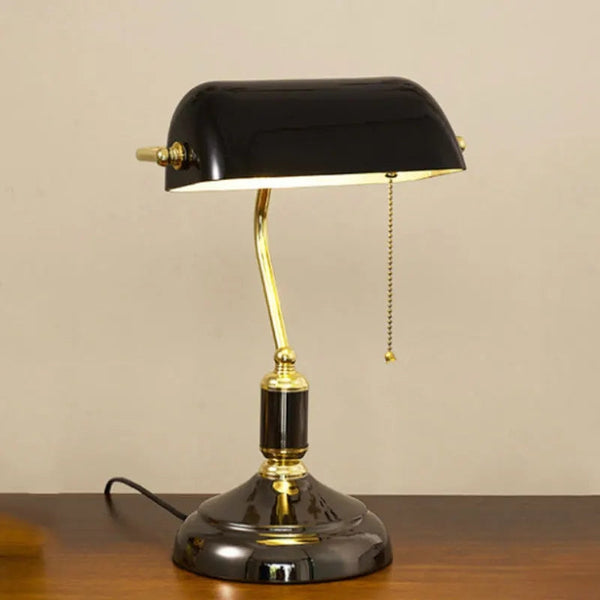 Lampada da Tavolo in Vetro Stile Europeo