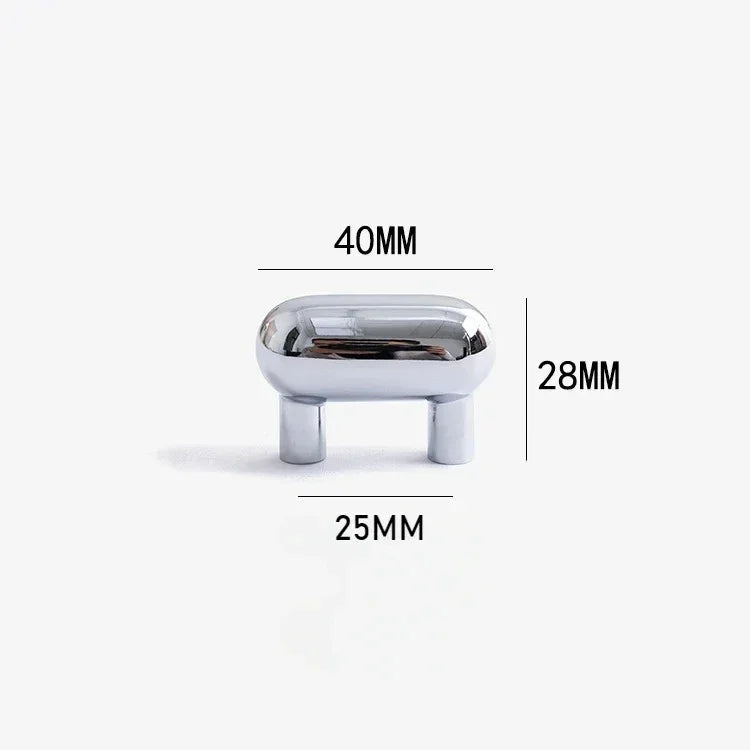 Pomello per mobile in ottone Hayes