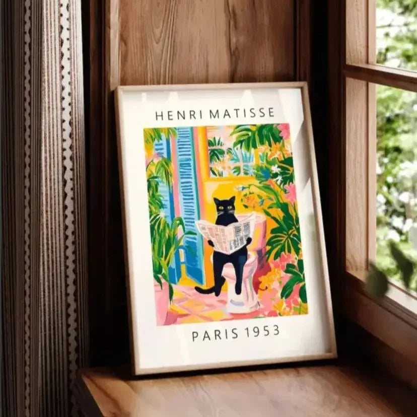 Poster del Gatto Nero di Matisse