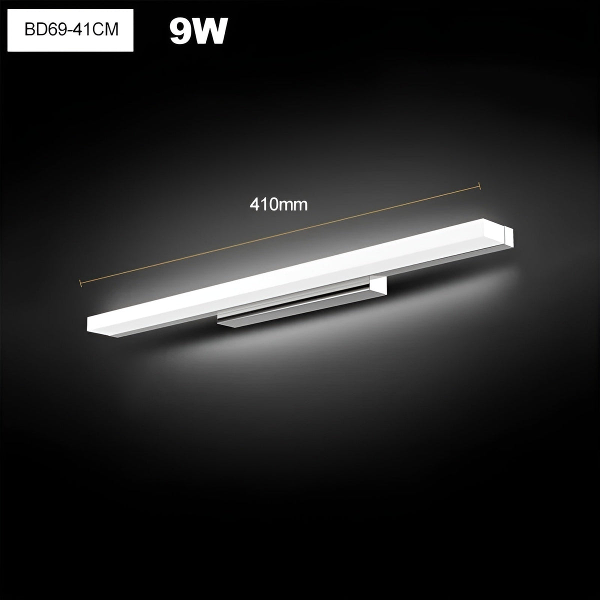 Moderna Applique LED – Resistente all'umidità & Stile | Ideale per Bagno e Camera da Letto