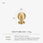 Maniglie in Ottone Clare