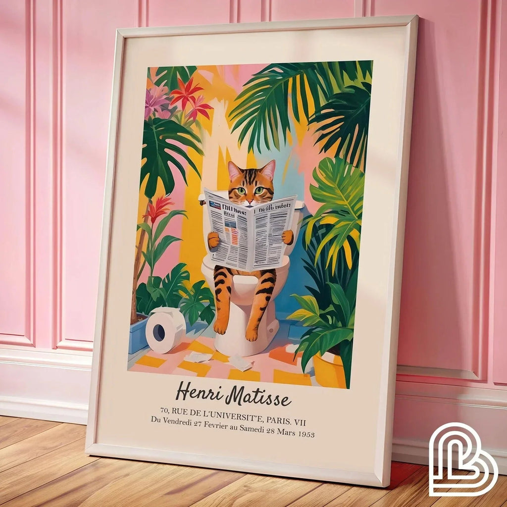 Poster del Gatto Nero di Matisse