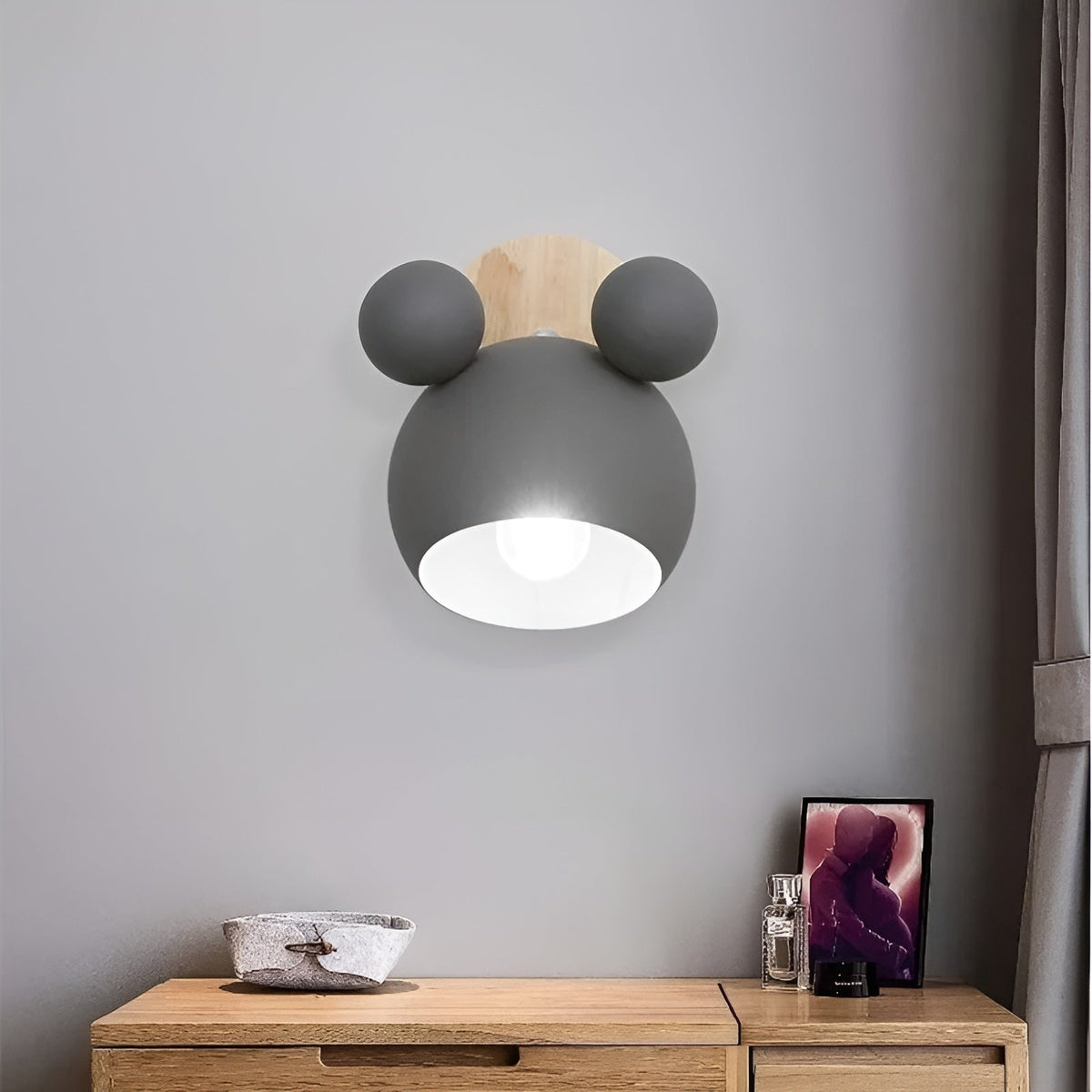 Applique da parete in design Mickey – Decorativa e moderna | Perfetta per camerette e soggiorni