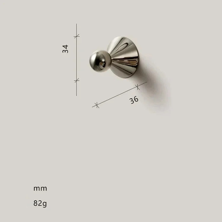 Maniglia per Cassetto in Ottone Hank