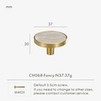 Maniglie in Ottone Angelique