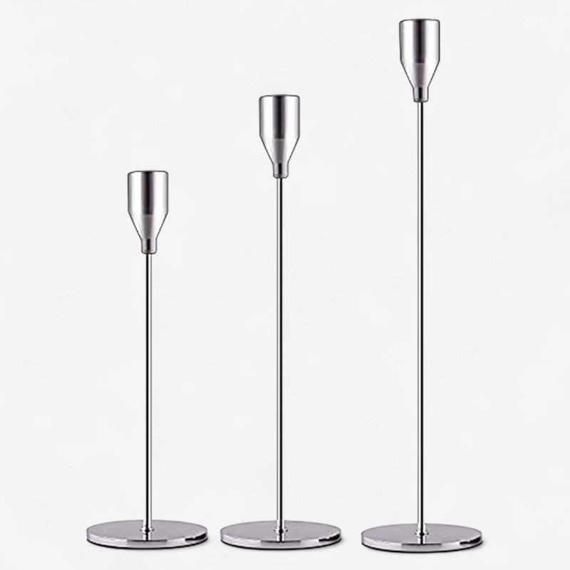 CandleMate - Set di 3 portacande per decorazione da tavolo