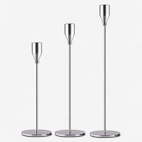 CandleMate - Set di 3 portacande per decorazione da tavolo