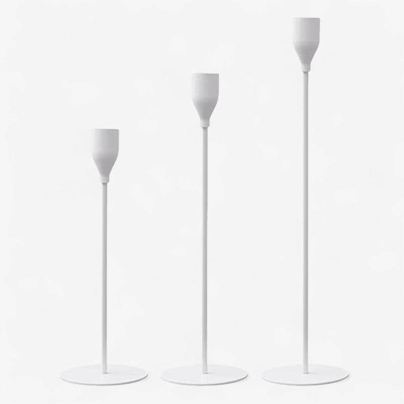 CandleMate - Set di 3 portacande per decorazione da tavolo