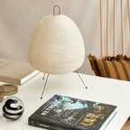 Lampada da tavolo in carta giapponese