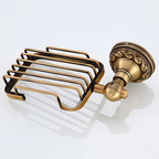 Cestino per Sapone in Alluminio Vintage Ottone Antico per Bagno