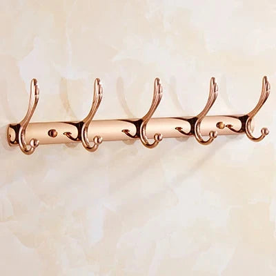 Mensola per Asciugamani in Ottone Vintage con Porta Sapone Accessorio da Bagno in Metallo