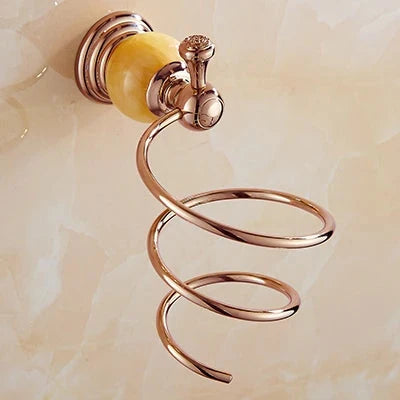 Mensola per Asciugamani in Ottone Vintage con Porta Sapone Accessorio da Bagno in Metallo